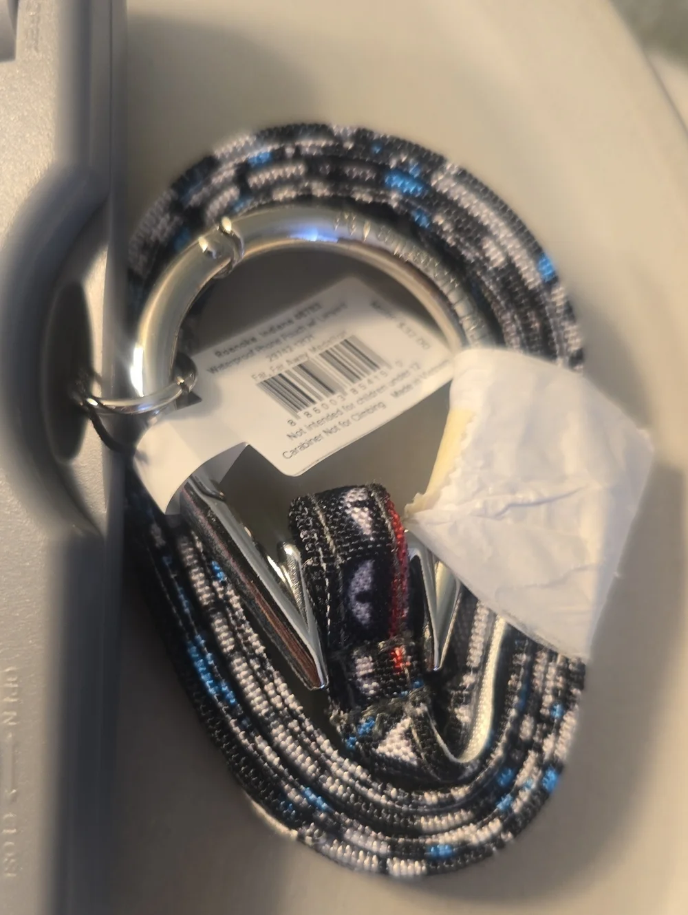 Vera Bradley Star Wars Clear Waterproof Phone Pouch With Lanyard- Gray New